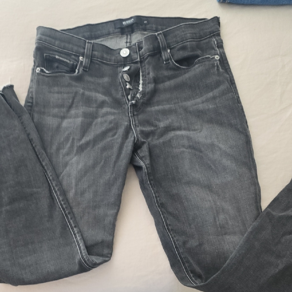 Hudson Jeans Women's Charcoal Skinny Jeans